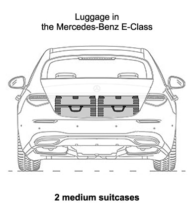 Mercedes E luggages