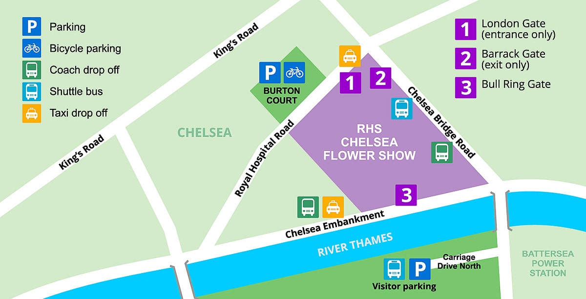 Chelsea Flower Show 2025 Map