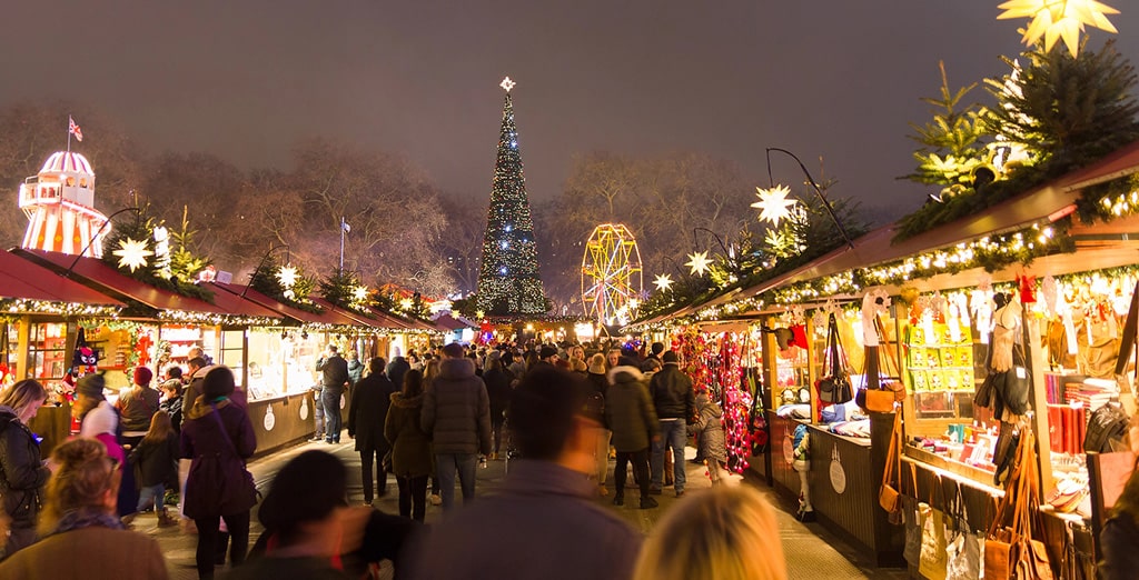 Christmas Market and Food Stalls