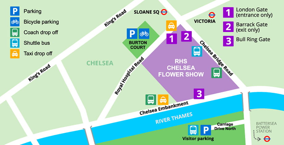 Chelsea Flower Show 2026 Map